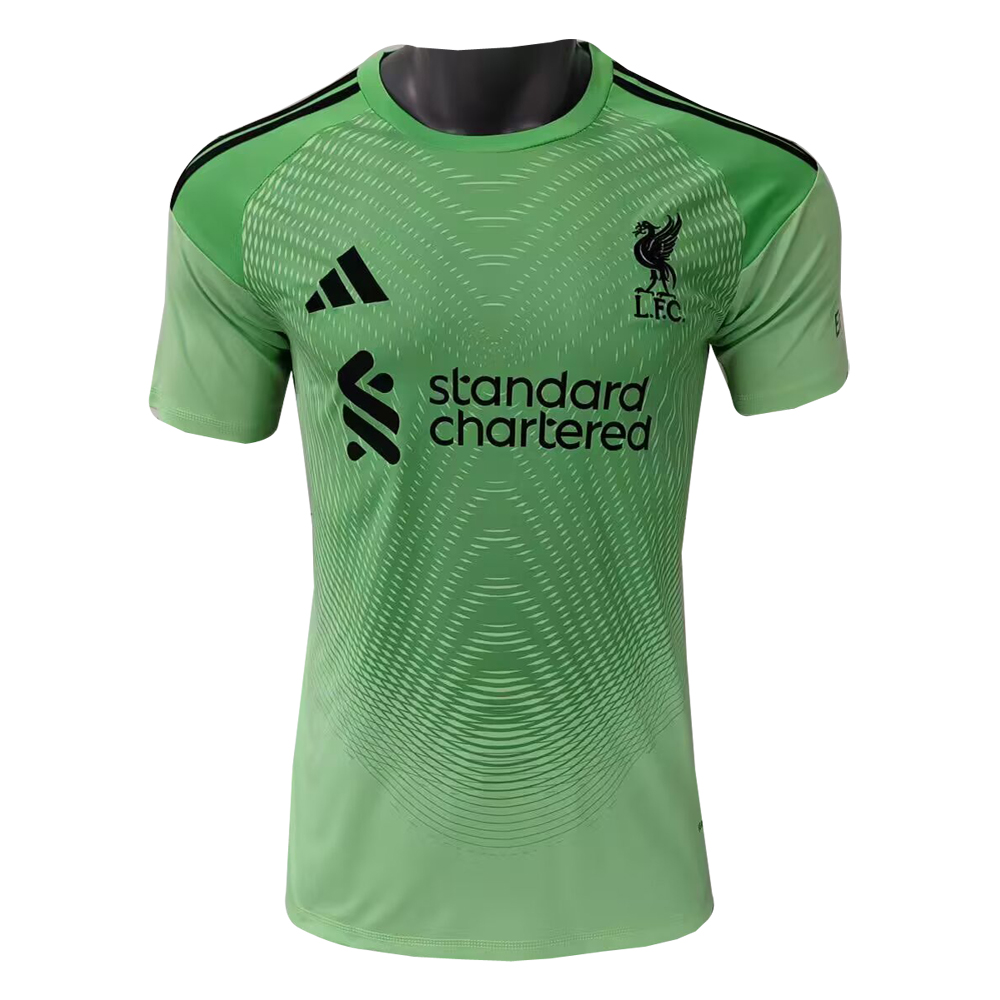 Mens Liverpool Goalkeeper Green Jersey 2025/26
