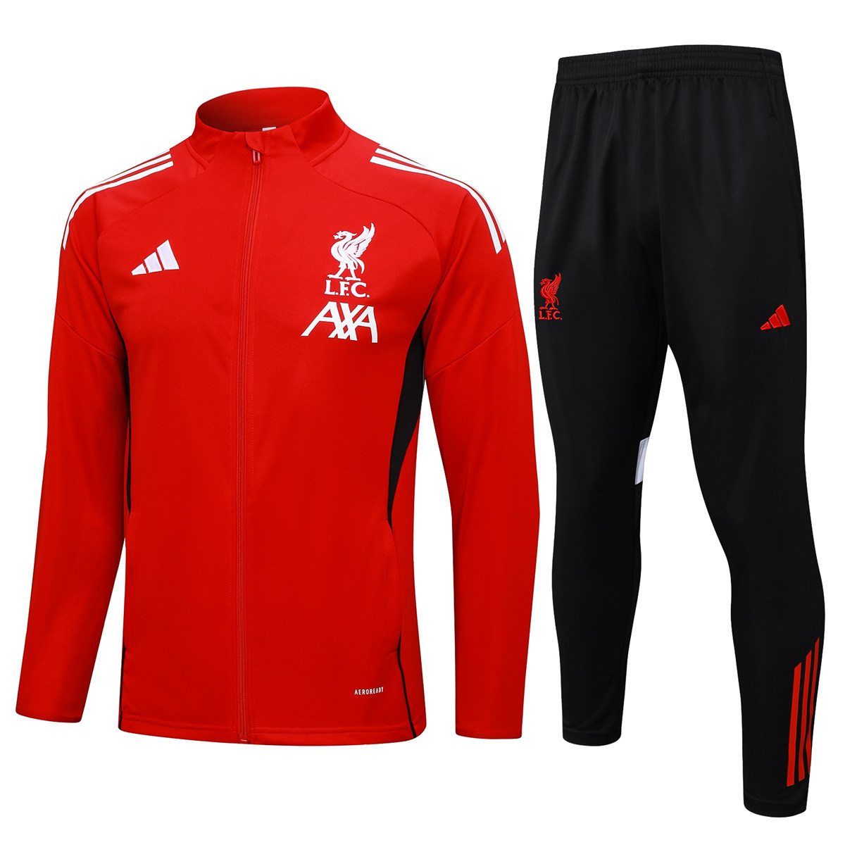 Mens Liverpool Jacket + Pants Training Suit Red II 2025/26