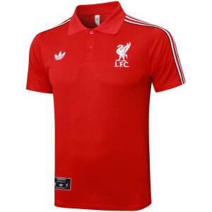 Mens Liverpool Polo Shirt Red 2025/26