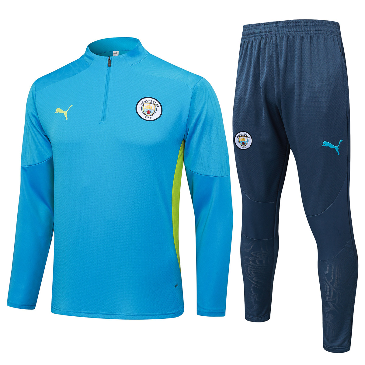 Mens Manchester City Training Suit Blue 2025/26