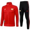 Mens Manchester United Jacket + Pants Training Suit Red 2025/26