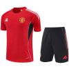 Mens Manchester United Short Training Suit Red 2025/26