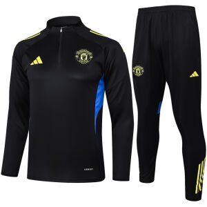 Mens Manchester United Training Suit Black 2025/26