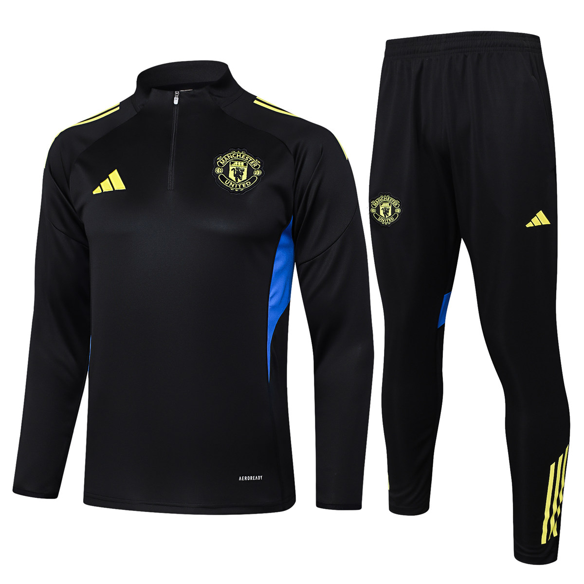 Mens Manchester United Training Suit Black 2025/26