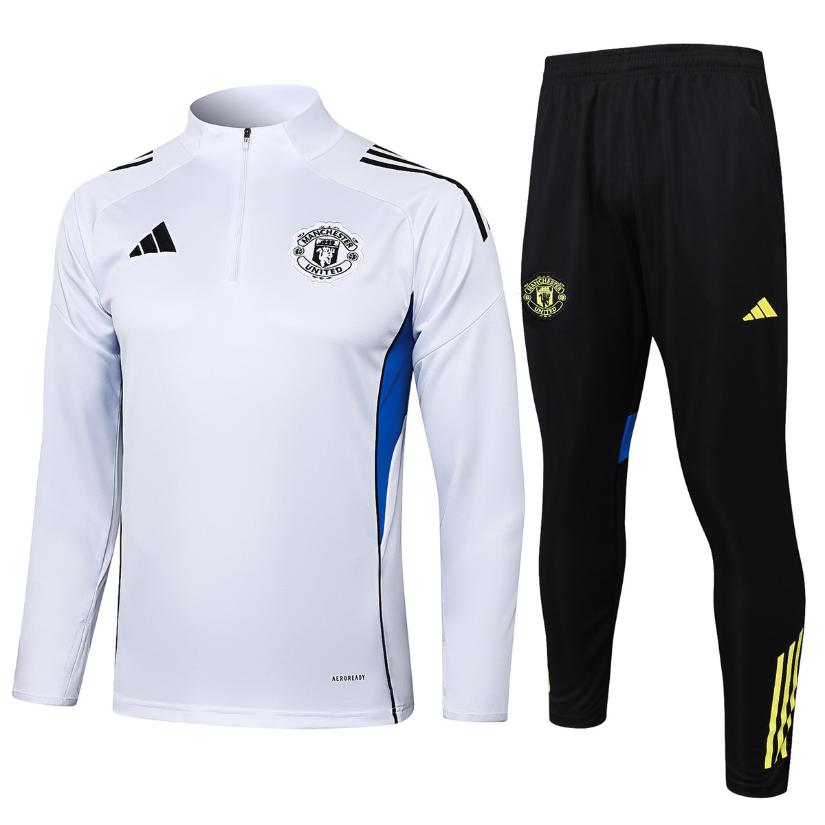 Mens Manchester United Training Suit White II 2025/26