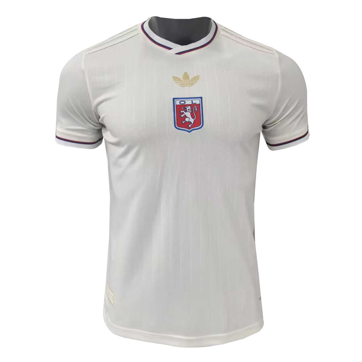 Mens Olympique Lyonnais 75th Anniversay White Jersey 2025/26