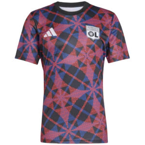 Mens Olympique Lyonnais Short Training Jersey Red 2025/26