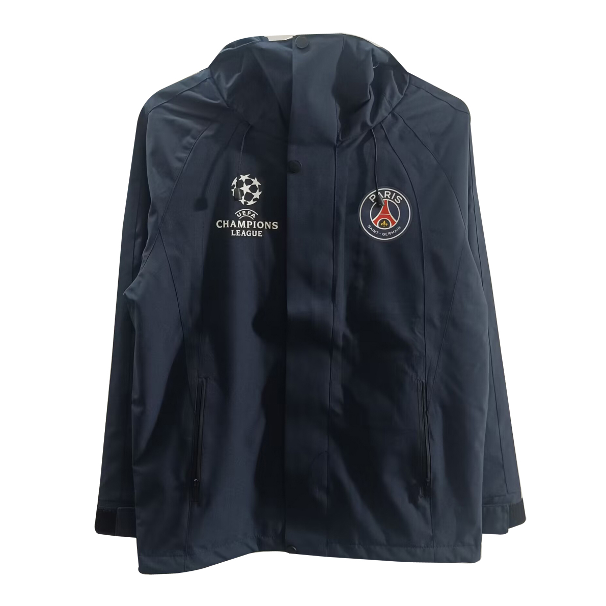 Mens PSG All Weather Windrunner Jacket Champions League Royal 2025/26