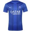 PSG Herren Kurzes Trainingstrikot Blau 2025/26