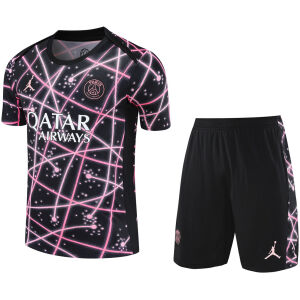 Mens PSG Short Training Suit Black 2025/26