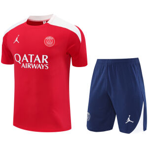 Mens PSG x Jordan Short Training Suit Red 2025/26