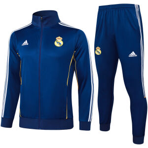 Mens Real Madrid Jacket + Pants Training Suit Navy 2025/26