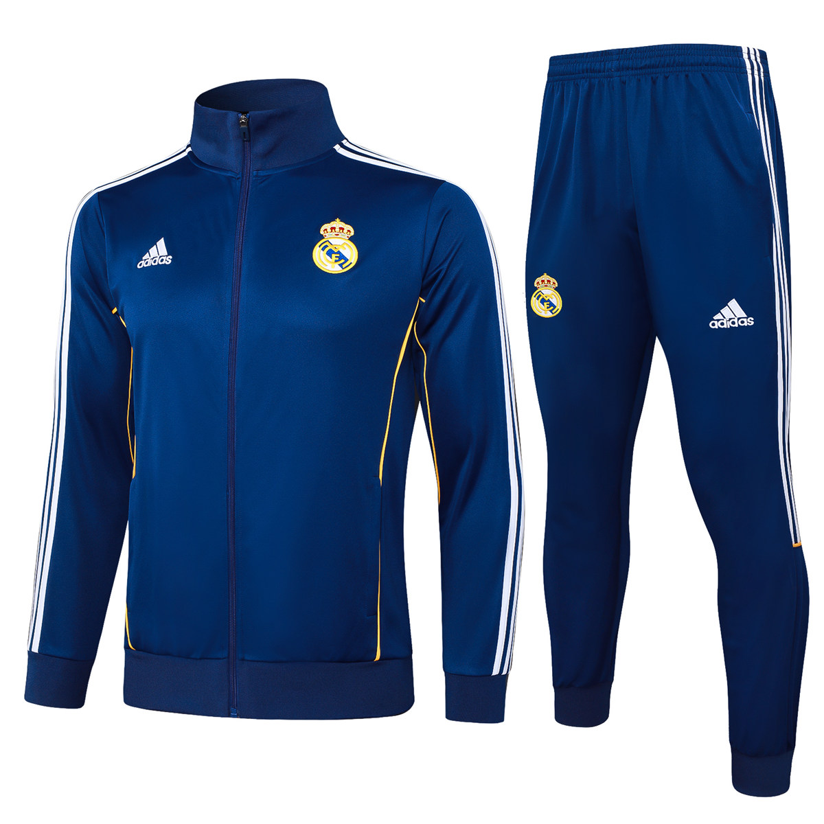 Mens Real Madrid Jacket + Pants Training Suit Navy 2025/26