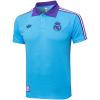 Mens Real Madrid Polo Shirt Blue 2025/26