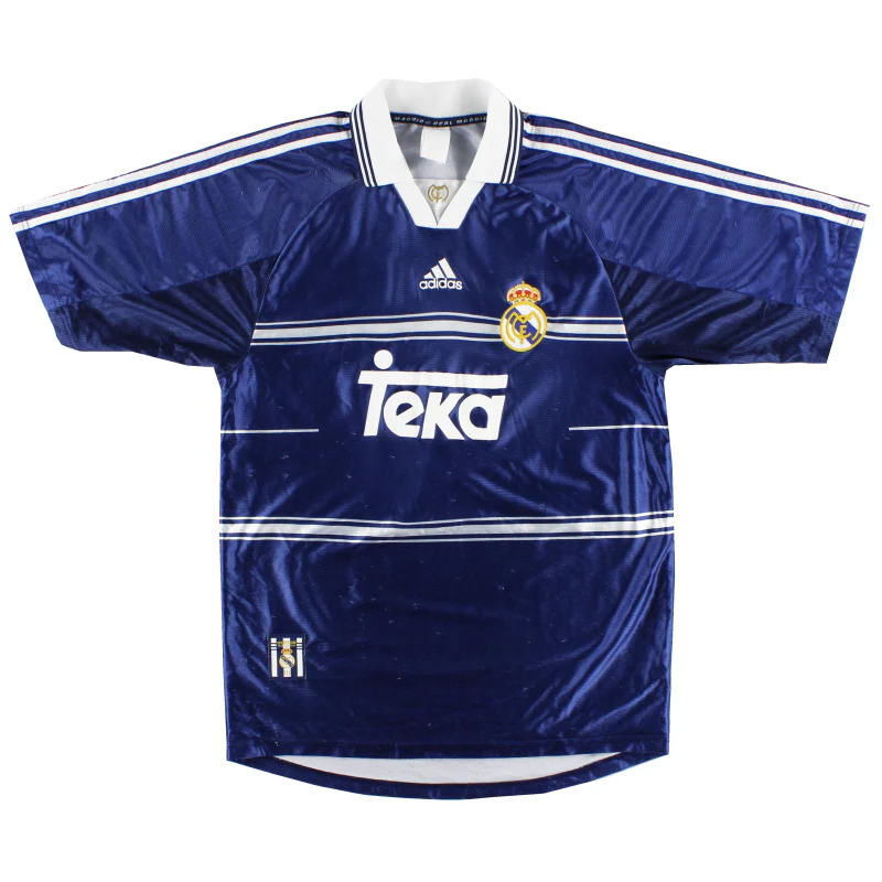 Mens Real Madrid Retro Away Jersey 1998/99