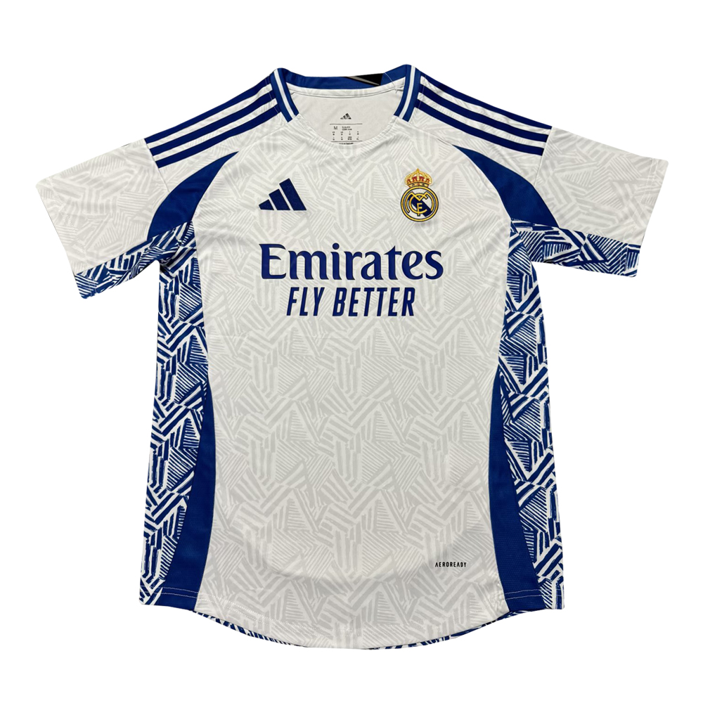 Mens Real Madrid Short Training Jersey White 2025/26