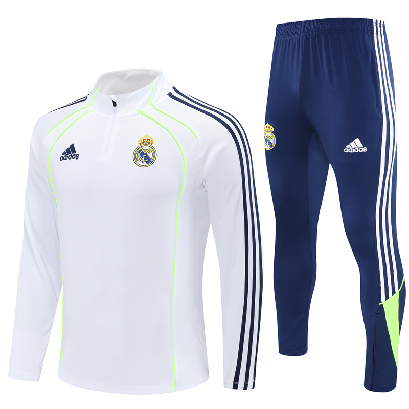 Mens Real Madrid Training Suit White 2025/26