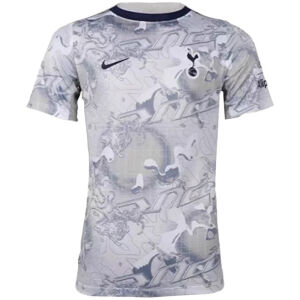 Mens Tottenham Hotspur Short Training Jersey Light Grey 2025/26