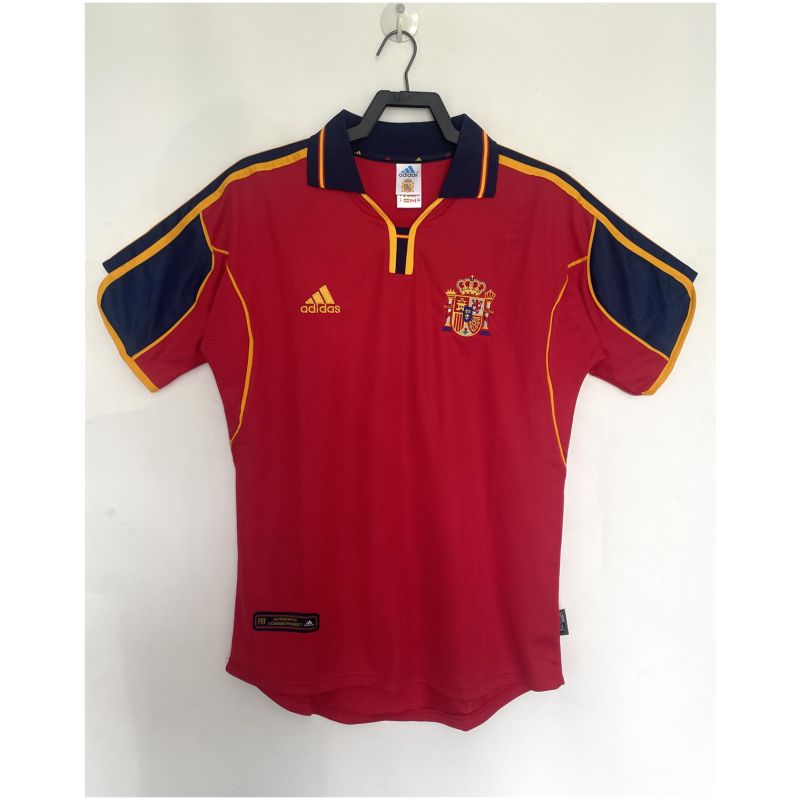 Männer Spanien Retro Heimtrikot 2000