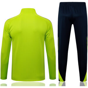 Mens Real Madrid Jacket + Pants Training Suit Green 2025/26