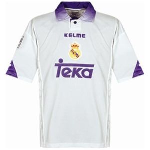 Mens Real Madrid Retro Home Jersey 1997/98