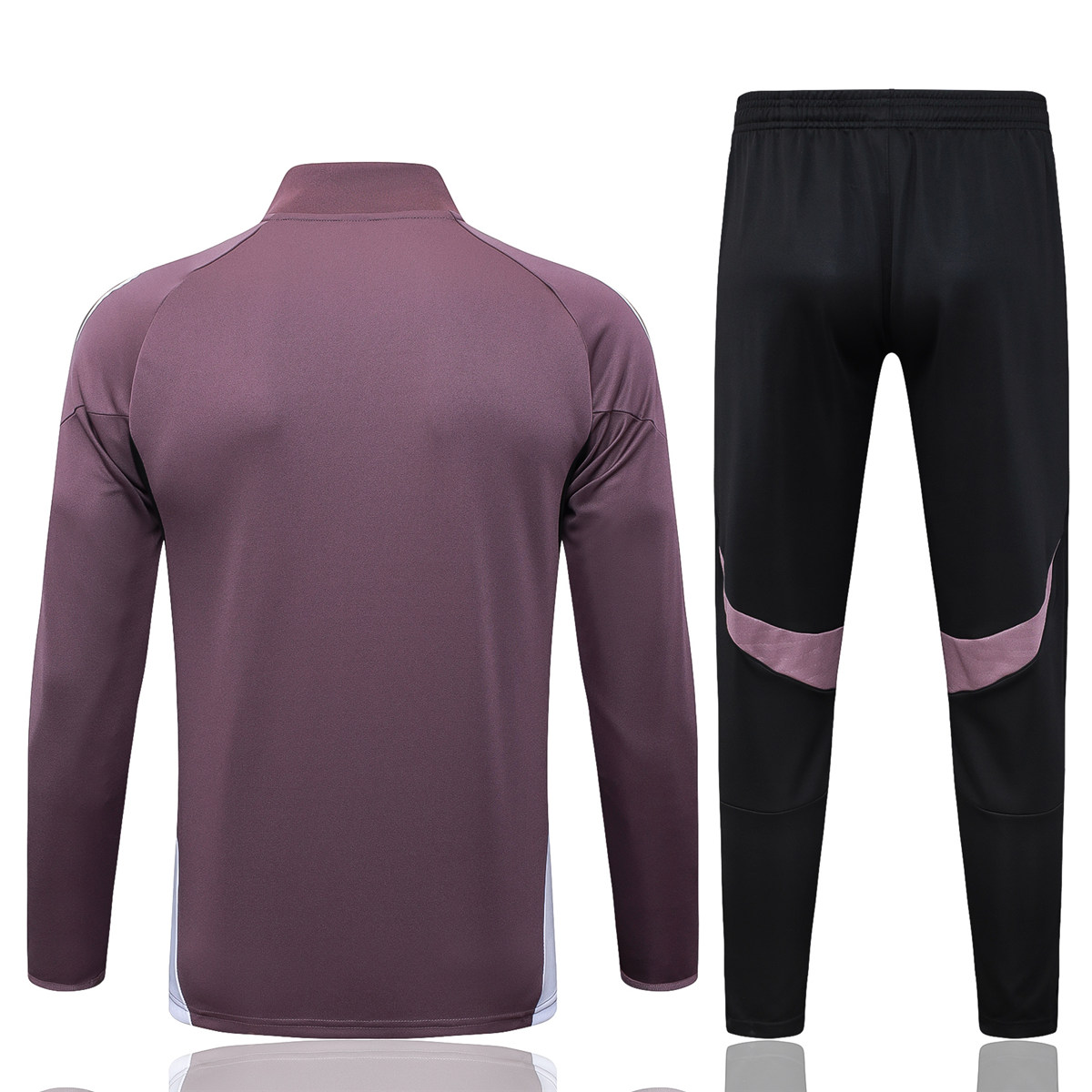 Mens Manchester United Jacket + Pants Training Suit Purplish Grey 2025/26
