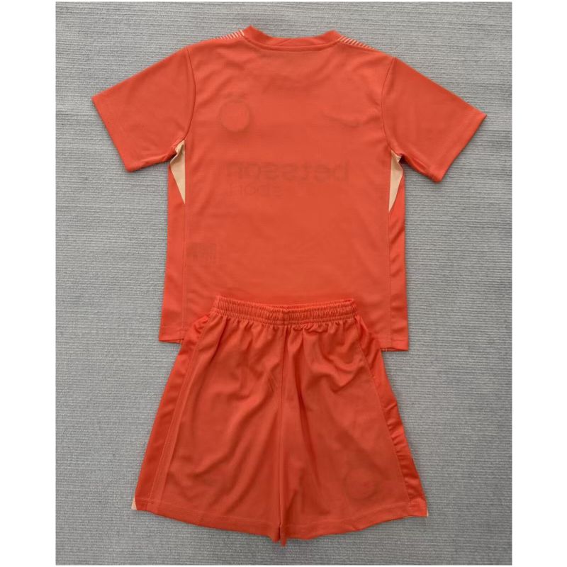 Kinder Inter Mailand Torwart Orange Trikot 2025/26-günstige Trikots