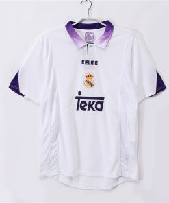 Mens Real Madrid Retro Home Jersey 1997/98