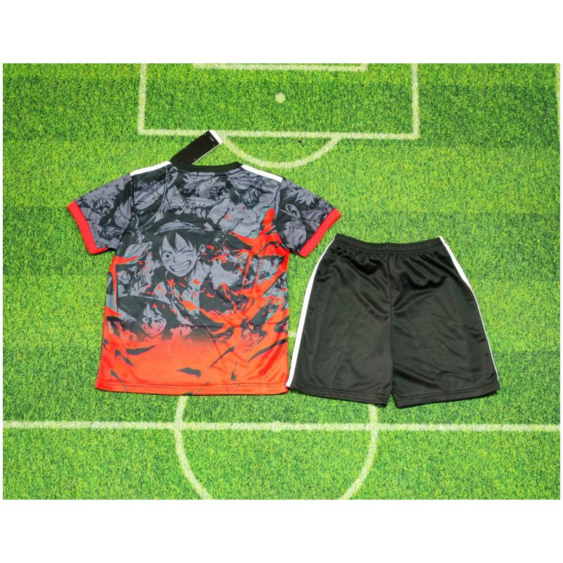 Kids Japan Special Edition King of Pirates Luffy Black Jersey 2025/26