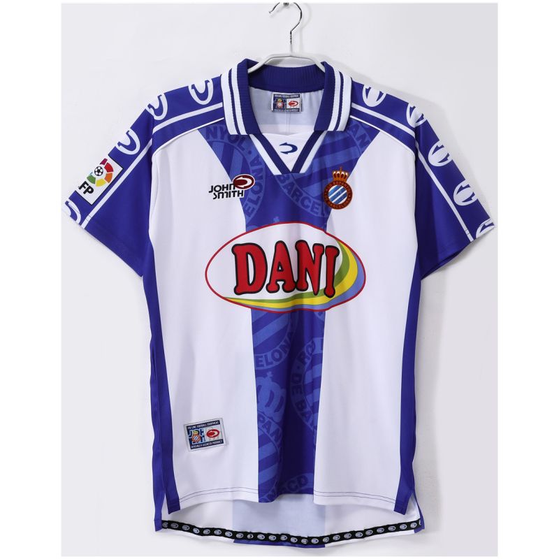 Mens RCD Espanyol Retro Home Jersey 1999/2000