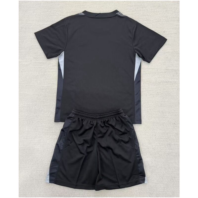 Kinder PSG Torwart schwarzes Trikot 2025/26-günstige Trikots