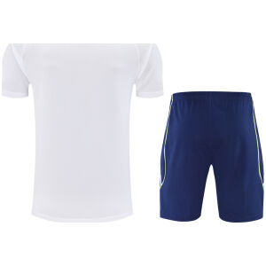 Mens Real Madrid Short Training Suit White 2025/26
