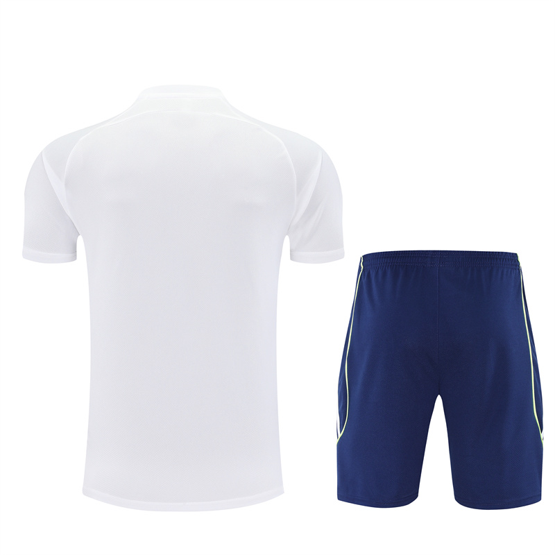 Mens Real Madrid Short Training Suit White 2025/26