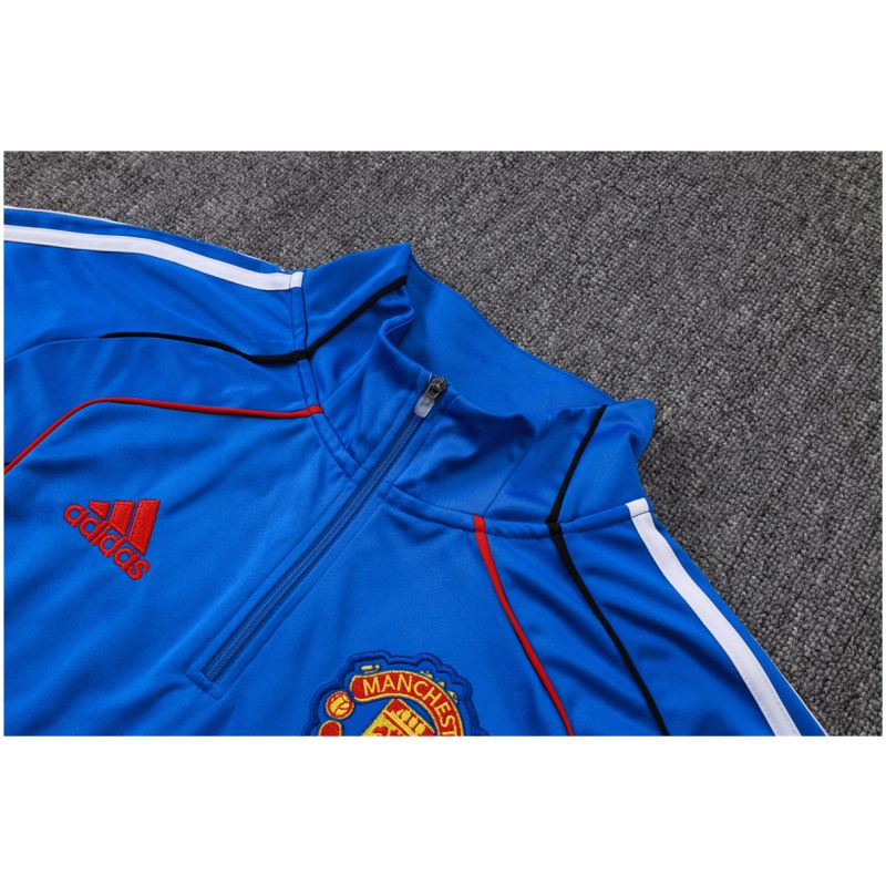 Herren Manchester United Trainingsanzug Blau 2025/26-günstige Trikots