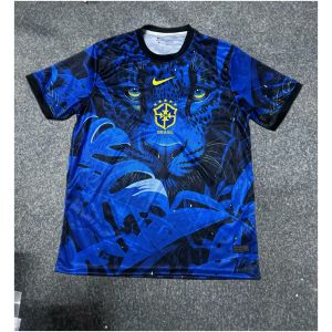 Mens Brazil Special Edition Leopard Blue Jersey 2025