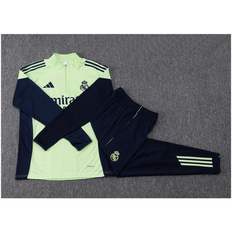 Kids Real Madrid Training Suit Light Green 2025/26