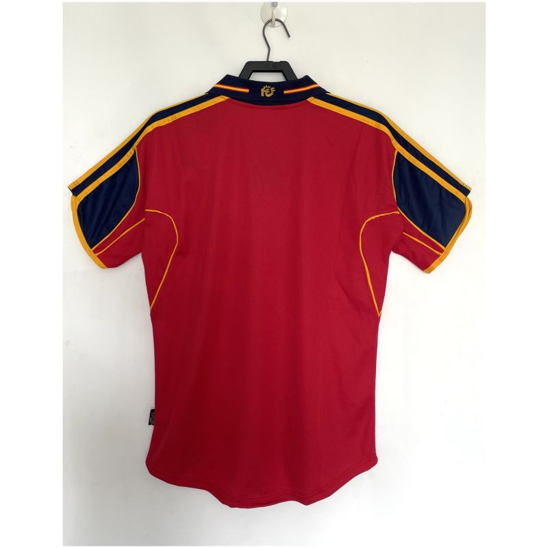 Männer Spanien Retro Heimtrikot 2000
