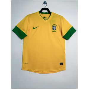 Mens Brazil Retro Home Jersey 2012/13