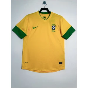 Mens Brazil Retro Home Jersey 2012/13