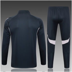 Kids Real Madrid Jacket + Pants Training Suit Dark Grey 2025/26