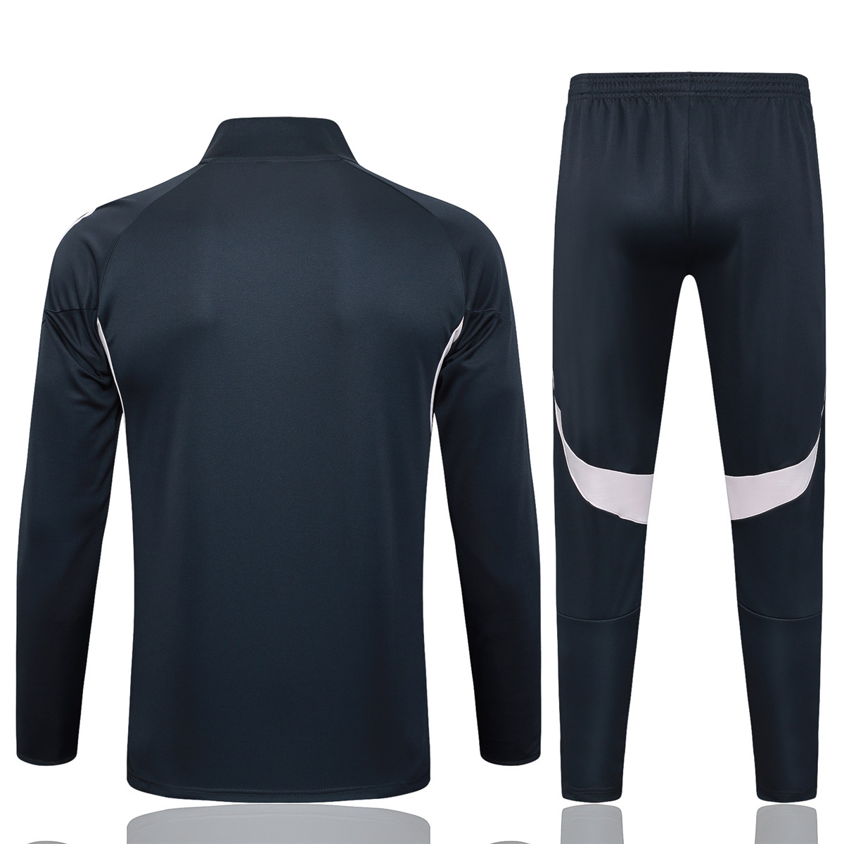 Mens Real Madrid Jacket + Pants Training Suit Dark Grey 2025/26