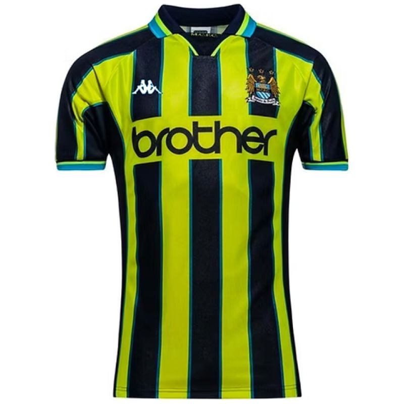 Männer Manchester City Retro Auswärtstrikot 1998/99