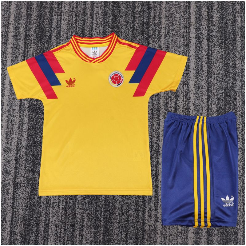 Kids Retro Colombia Home Jersey 1990