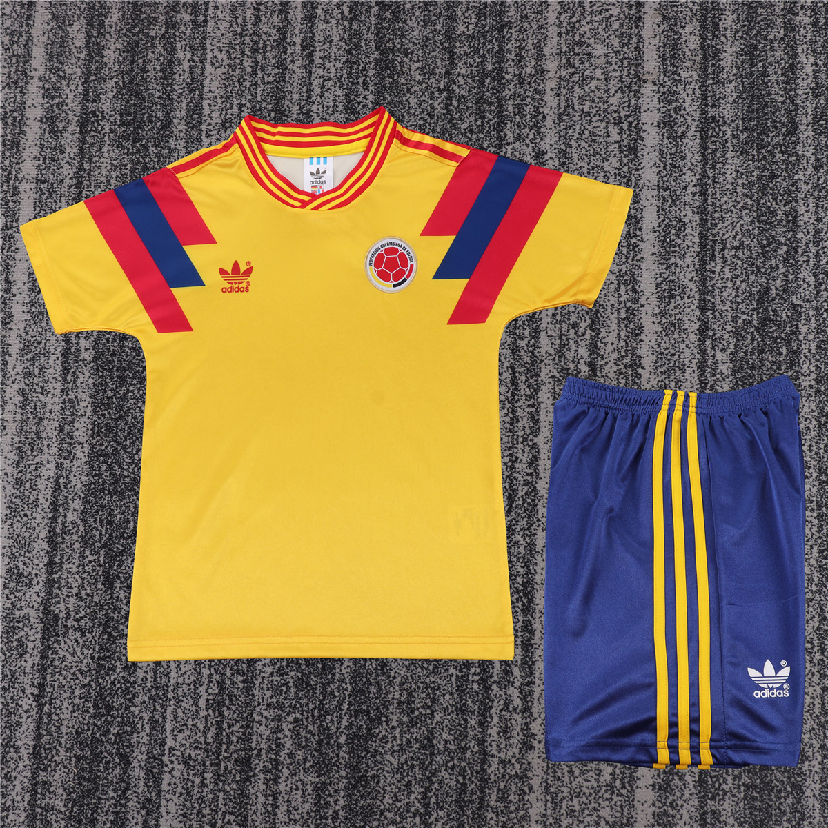 Kids Retro Colombia Home Jersey 1990