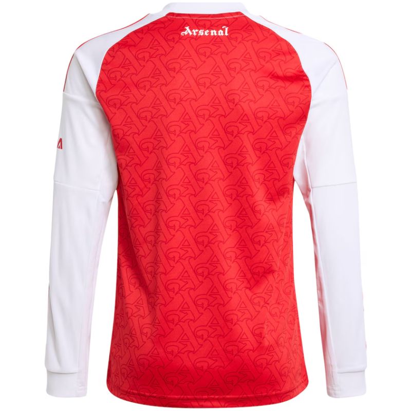 Mens Arsenal Home Jersey Long Sleeve 2025/26