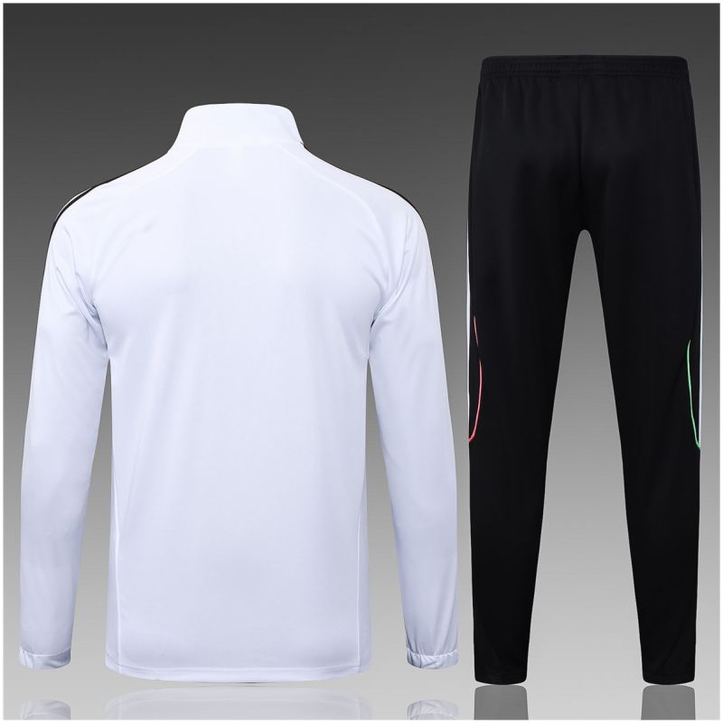 Kinder Juventus Jacke + Hose Trainingsanzug Weiß 2025/26-günstige Trikots