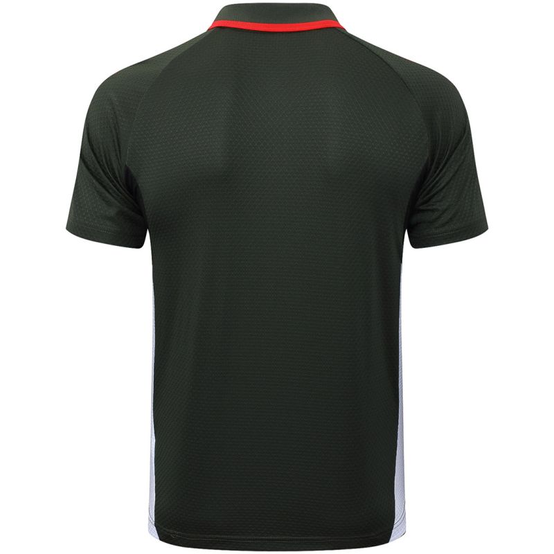 Mens Bayern Munich Polo Shirt Dark Green 2025/26