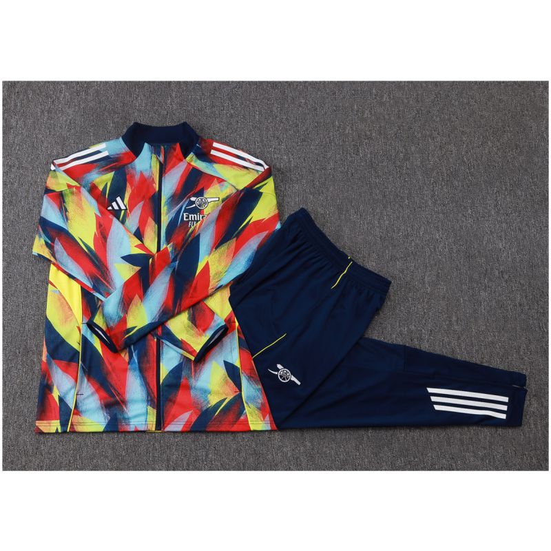 Kinder Arsenal Trainingsanzug Jacke + Hose Farbige 2025/26-günstige Trikots