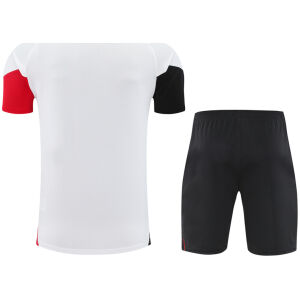 Mens Ajax Short Training Suit White 2025/26