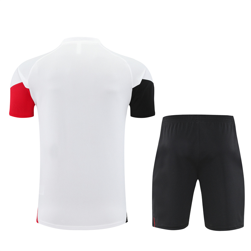 Mens Ajax Short Training Suit White 2025/26